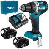 Makita DDF484RFE 18V 3.0Ah Li-Ion Cordless Brushless Heavy Duty Driver Drill Combo Kit - Tool Market